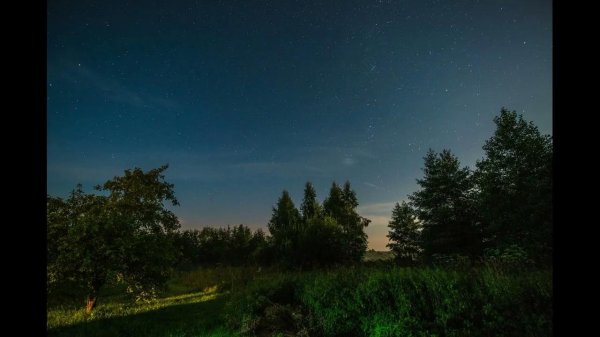 звездное небо в деревне