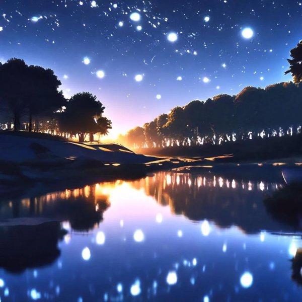 ночные пейзажи природы