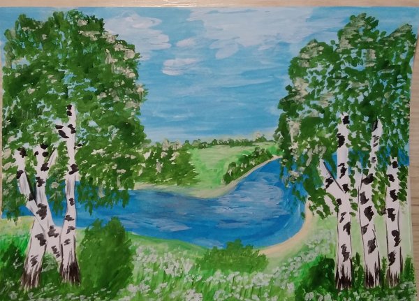 красота родного края рисунки