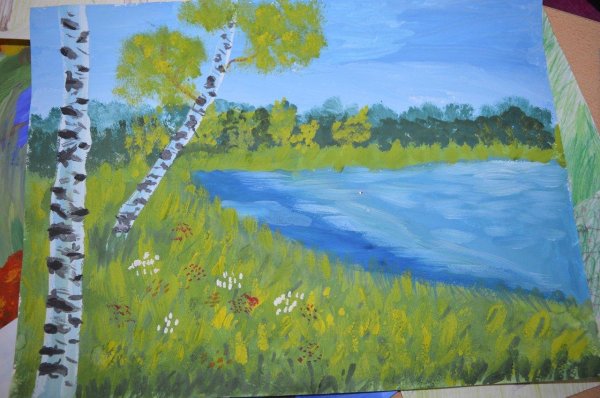 рисунок на тему природа