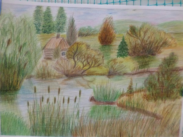 природа рисунок