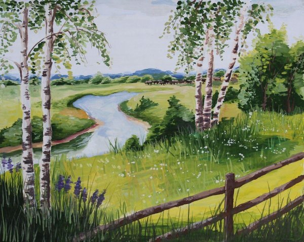 художник сергей сержпинский картины лето