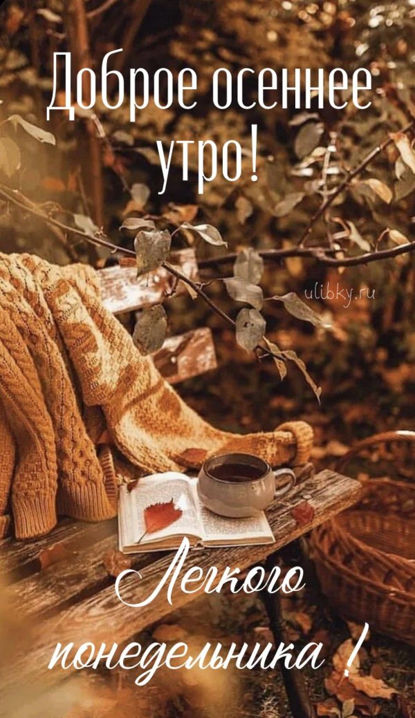 добрейшего осеннего утра