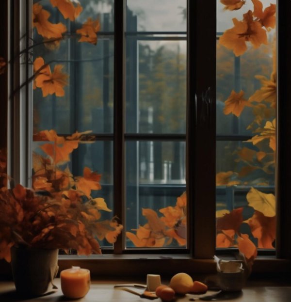 осень за окном