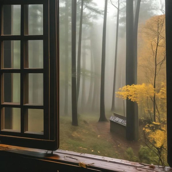 осень за окном