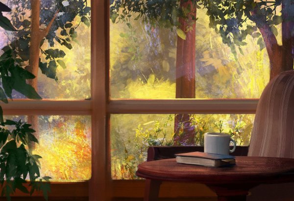 пейзаж за окном