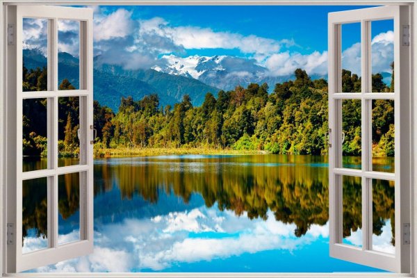 пейзаж в окне