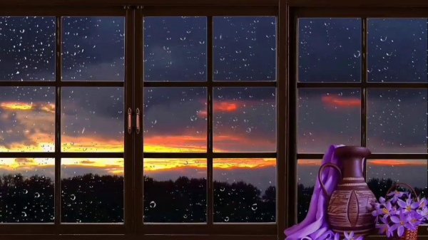 ночь за окном