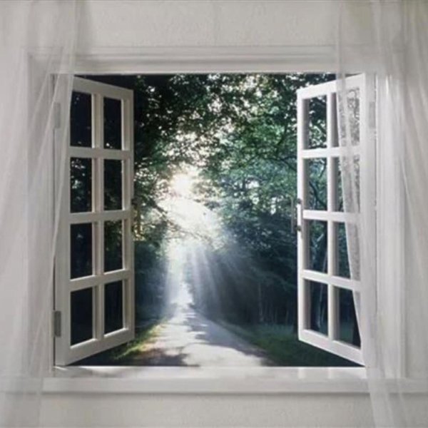 настежь окна