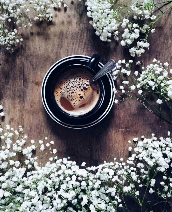 весенний кофе