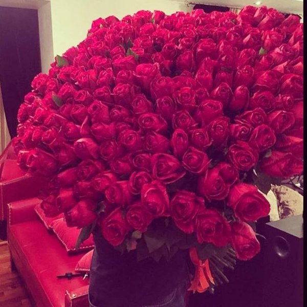 огромные букеты цветов