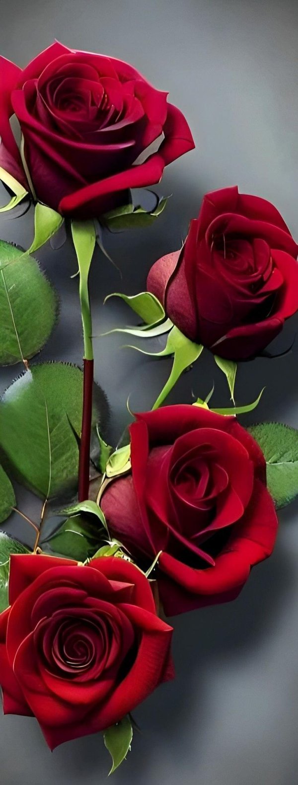 цветы красные розы