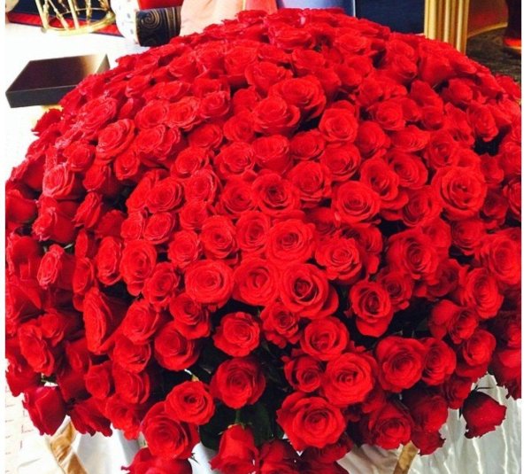 огромные букеты цветов