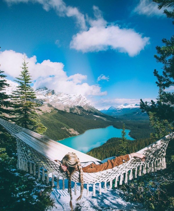 гамак в горах