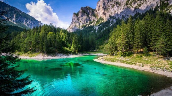 озеро грюнер австрия