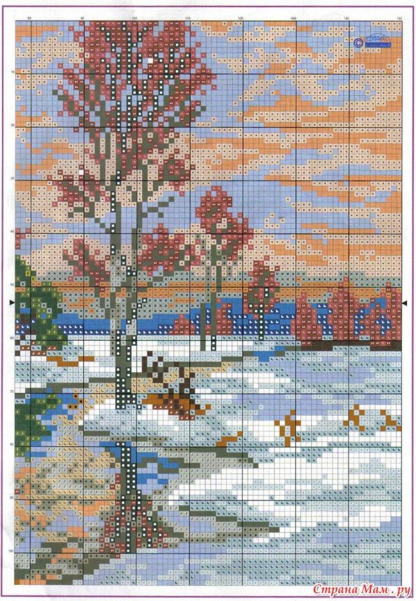 риолис весенний пейзаж схема