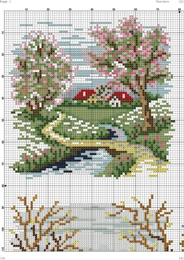 Для вышивки природа