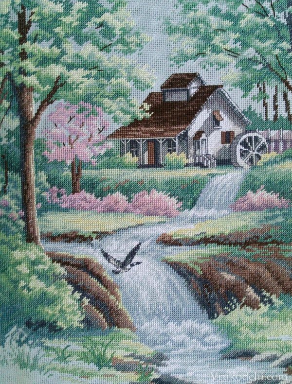 мережка водяная мельница отшив