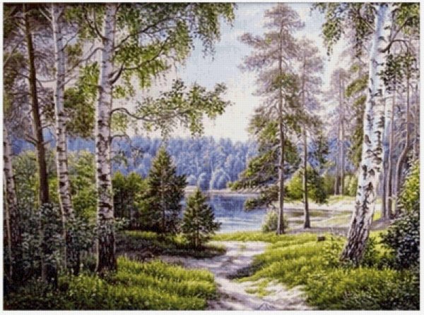 гобелен березовая роща