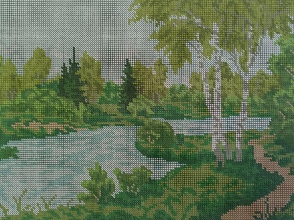 вышивка березовая роща риолис