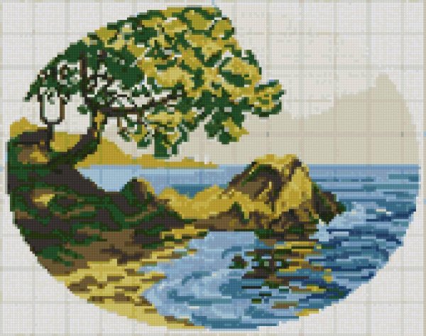 вышивание крестиком пейзажи