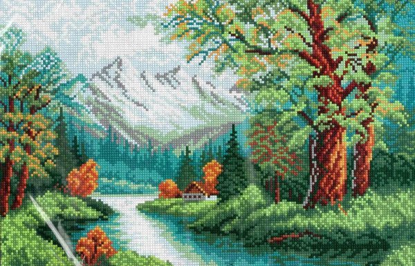 вышивание крестиком пейзажи