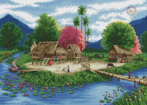 вышиваем пейзажи