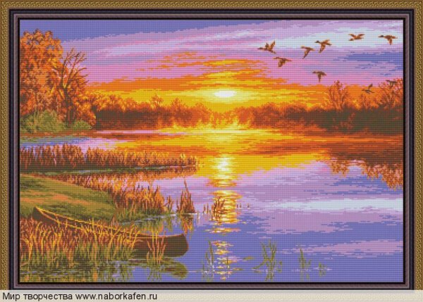 закат картина