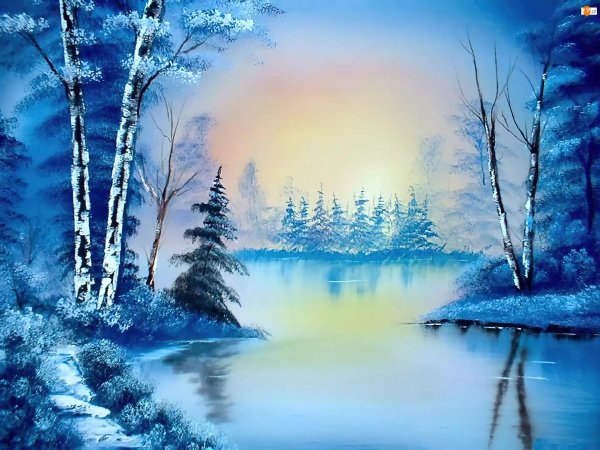 зимние пейзажи картины