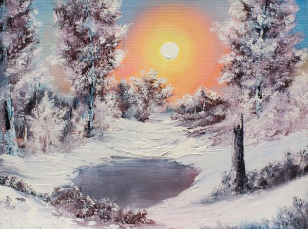 зимняя река ольга базанова