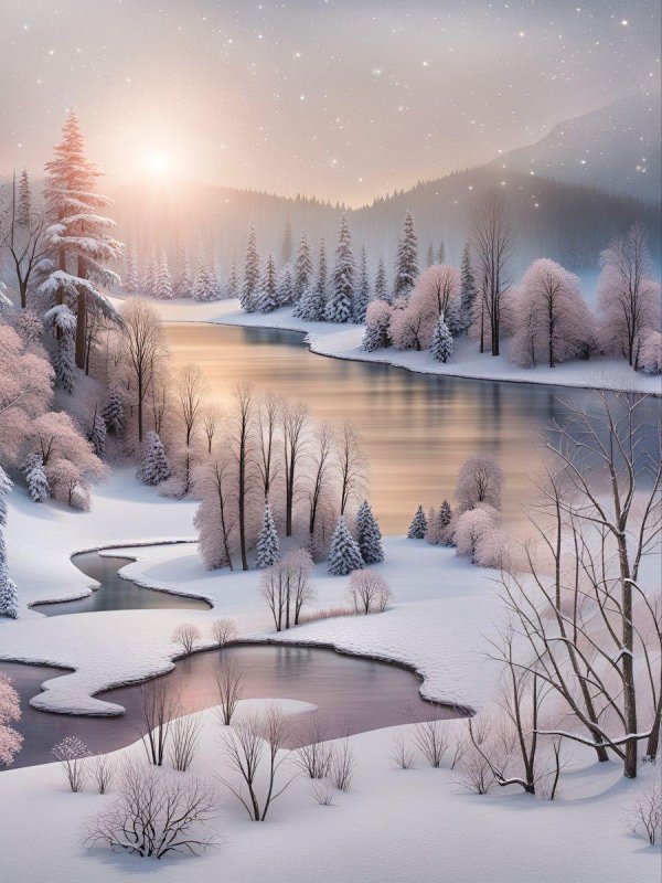 природа зимняя