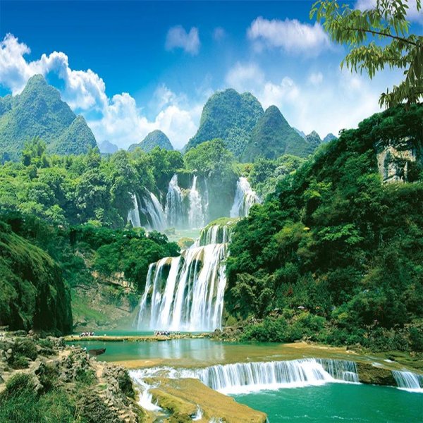 На стену природа