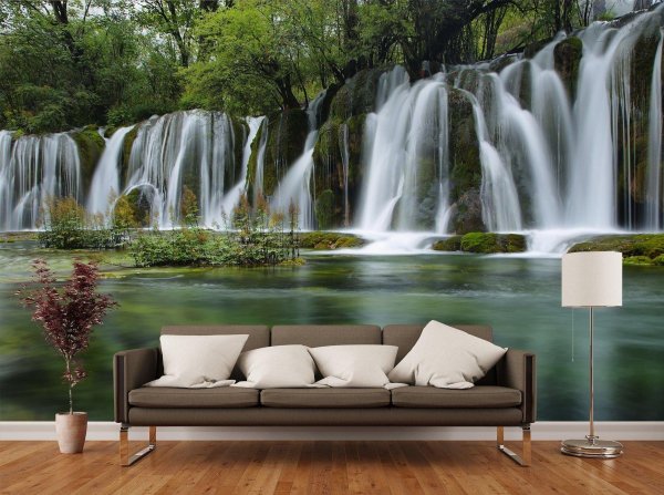 природа водопад