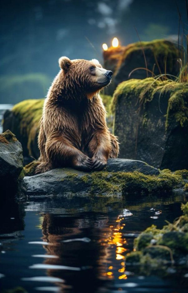 бурого медведя