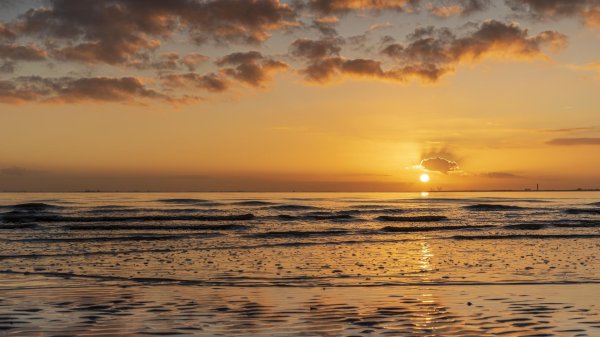 восход пляж океан