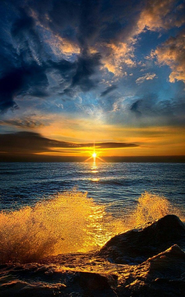 закат красивый