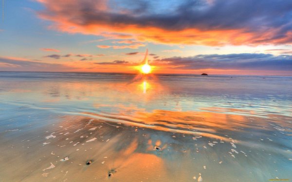 море на закате