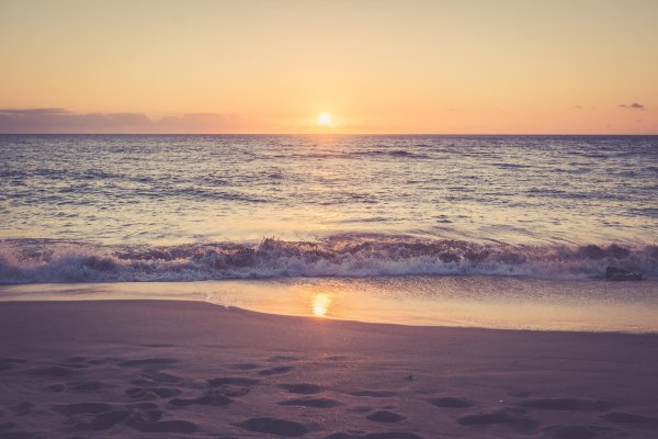 нежный закат