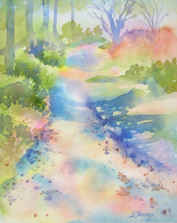 акварельные пейзажи