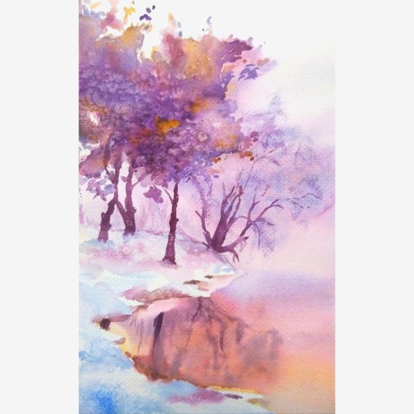 дина лепченкова акварельная живопись