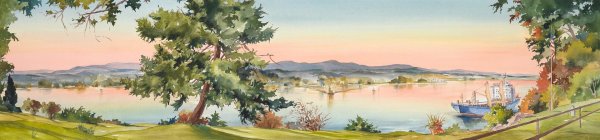 акварельные пейзажи