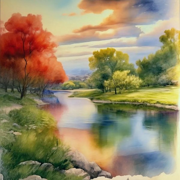 красивые картины акварелью