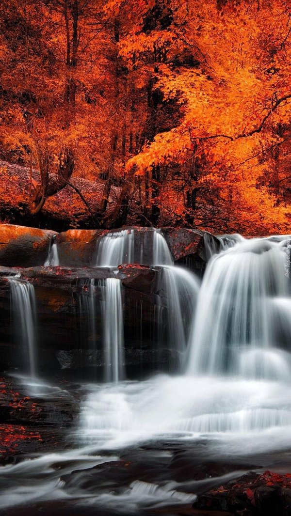 водопад пейзаж