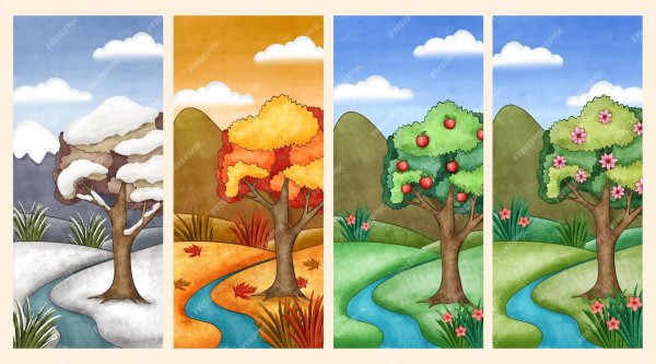 изображения времен года для детей