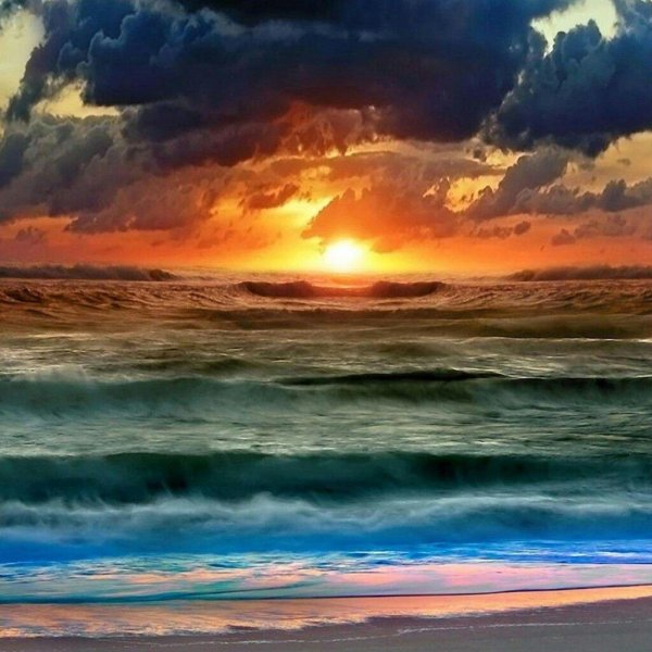 закаты пейзажи