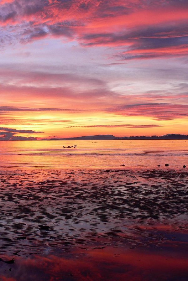 закат красивый