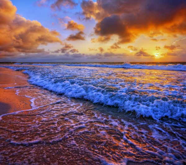 море прибой