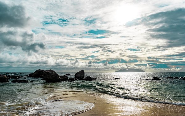 море облака