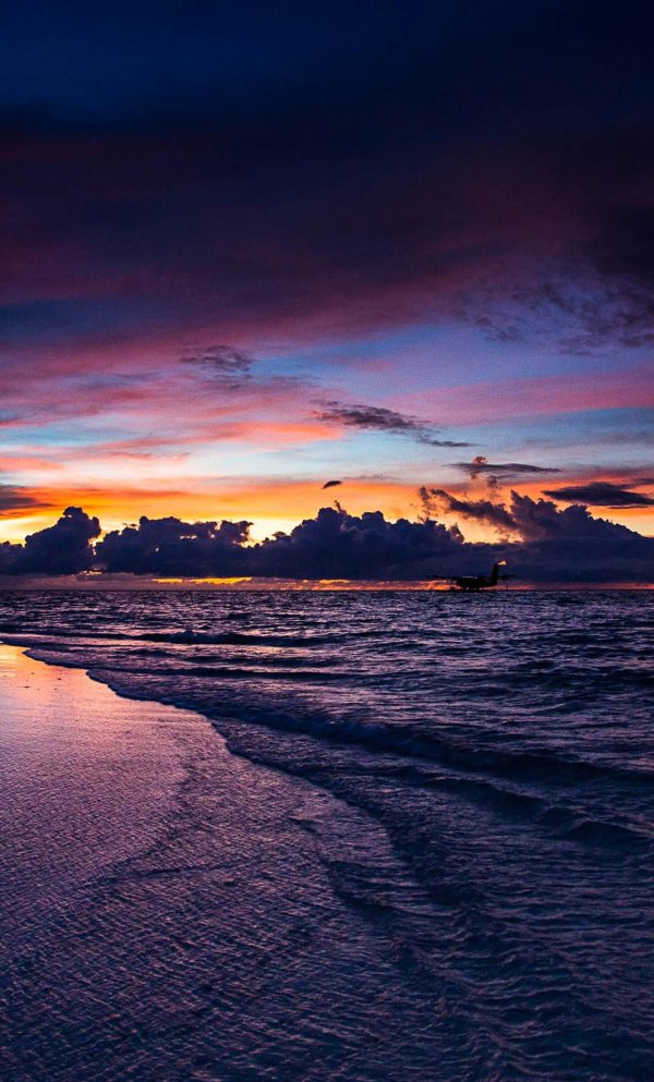 закат красивый