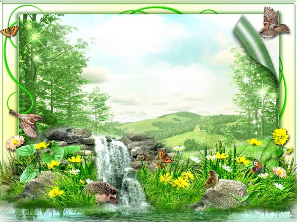 природа фоторамка